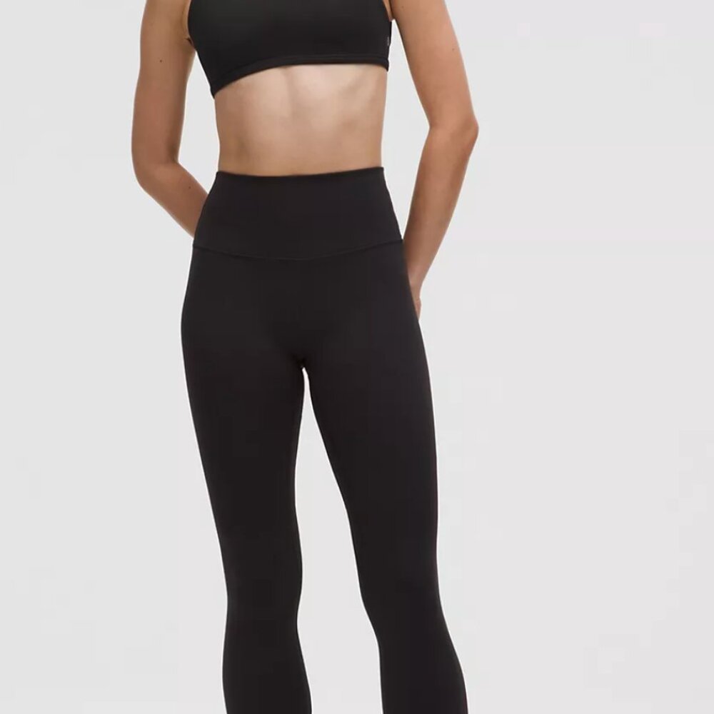 BLACK lululemon Align™ High-Rise Pant 28" size 2